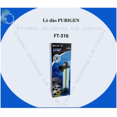 Lò đảo purigen boyu FT -312, FT-316, FT-320, lò đánh purigen,lò đảo vi sinh boyu nuôi dưỡng vi sinh cho hồ cá
