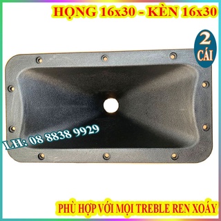 2 phếu loa treble 16x30 ren xoáy - họng các loại treble - giá 2 họng
