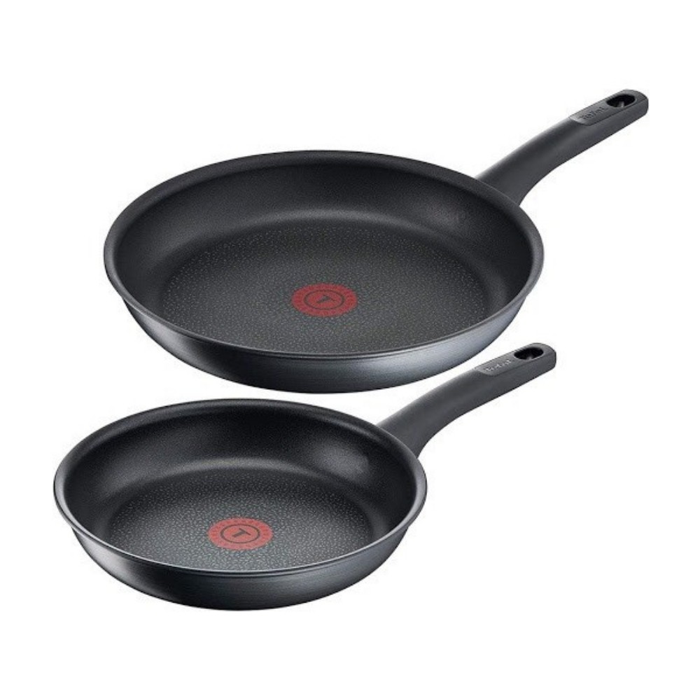 Chảo Tefal Titanium Fusion Size 21-24-28cm, chảo Chống Dính vân đá [Hàng Đức Chính hãng]