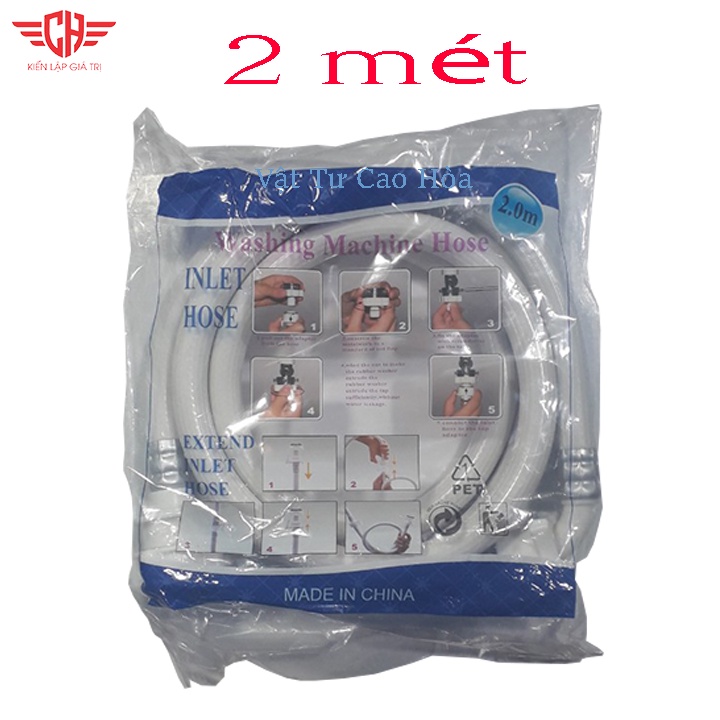 Dây cấp nước máy giặt đa năng 1,5m -2m -3m tốt