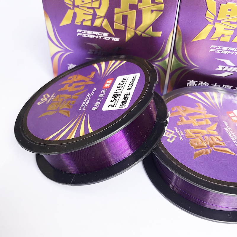 Cước câu cá 150m trục thẻo câu đài dây câu cá siêu bền chống trầy xước chống xoăn cắt nước nhanh chống mài mòn DC-9