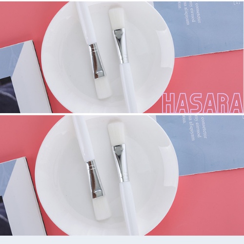 Cọ đắp mặt nạ nội địa trung, bộ 2 dụng cụ đắp mặt gồm thìa và chổi quét mặt nạ H3524 - Hasara