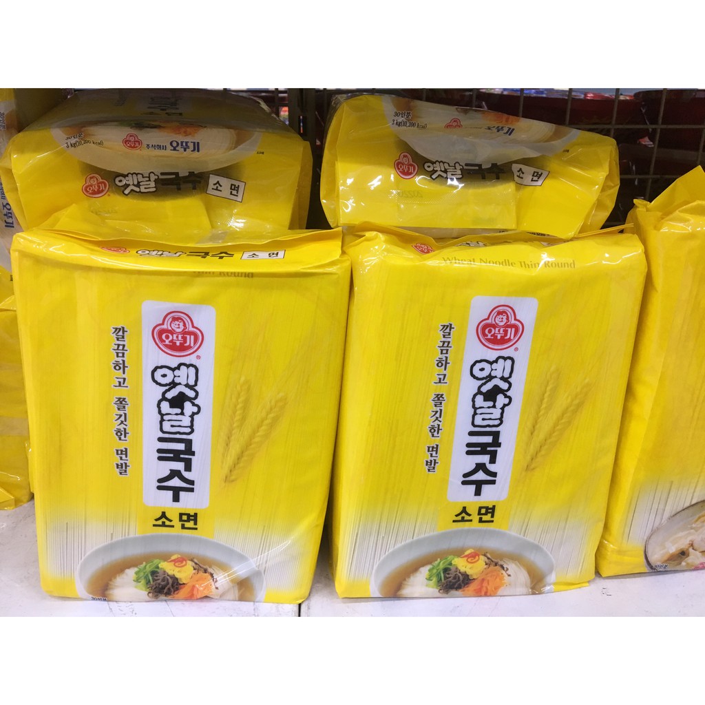 Mỳ Khô Ottogi 3kg Làm Mỳ Đen/Cay Trộn