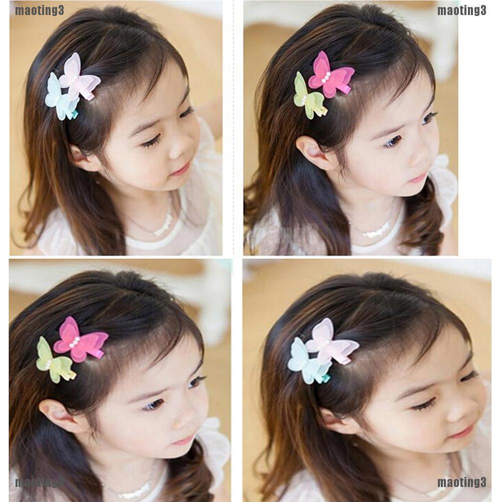 Bộ 2 Kẹp Tóc Hình Bướm Cho Nữ
