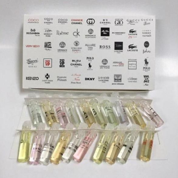 Nguyên Sét 20 Chai Nước Hoa Mini Đến Từ Các Thương Hiệu – sản phẩm khử mùi làm thơm cơ thể | BigBuy360 - bigbuy360.vn