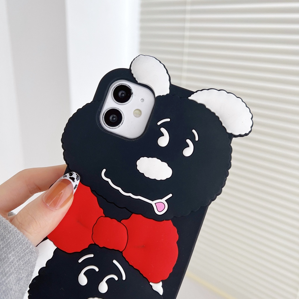 Ốp Lưng iPhone 13 Pro Max 12 11 X XR Xs 7 8 Plus 6 6s Dễ thương đáng yêu cầu vồng Giảm áp lực đẩy Bong bóng bảo vệ thần tài Silicone Soft Phone Case