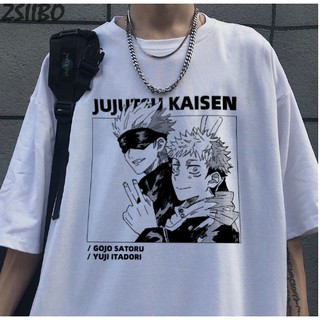 Áo Thun Tay Ngắn Unisex In Hình Jujutsu Kaisen Anime cực chất