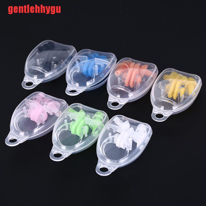 1 Bộ Nút Silicone Bịt Tai Và Mũi Chống Thấm Nước Khi Bơi