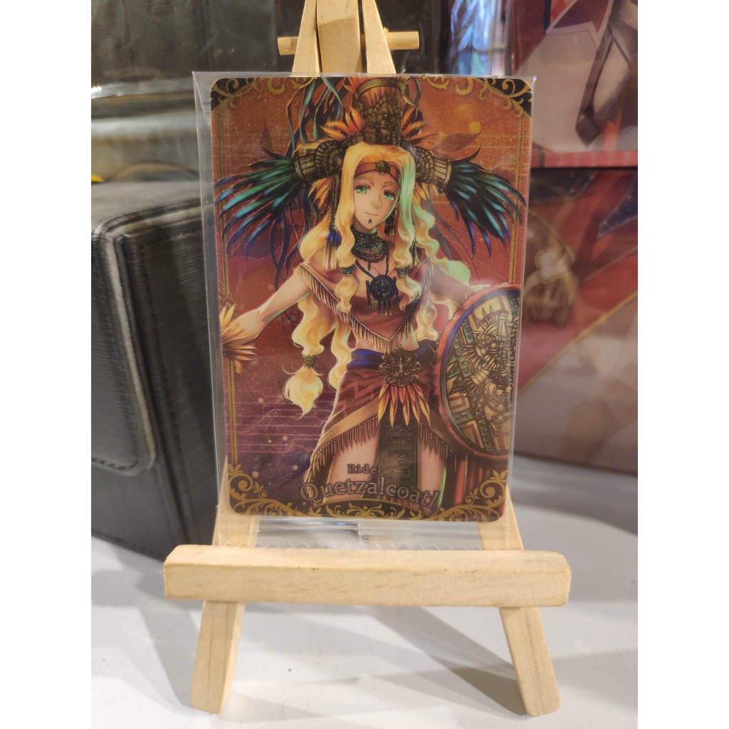 Thẻ bài sưu tầm bánh xốp Fate Grand Order FGO Quetzalcoatl R - Rare - Tặng bọc bài nhựa bảo quản