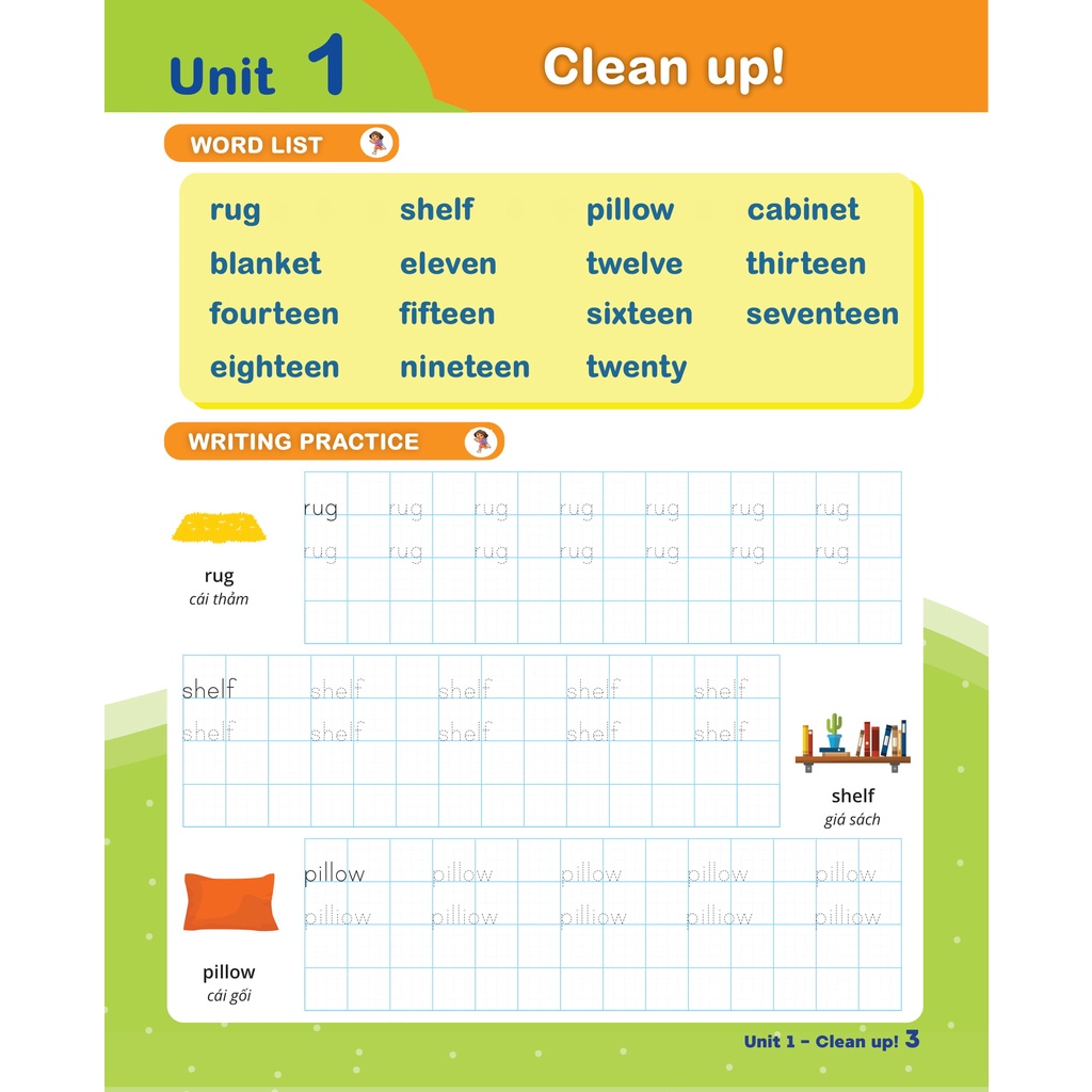 Sách Luyện Viết Chữ Nhớ Từ Vựng - English Writing Family &amp; Friend 3