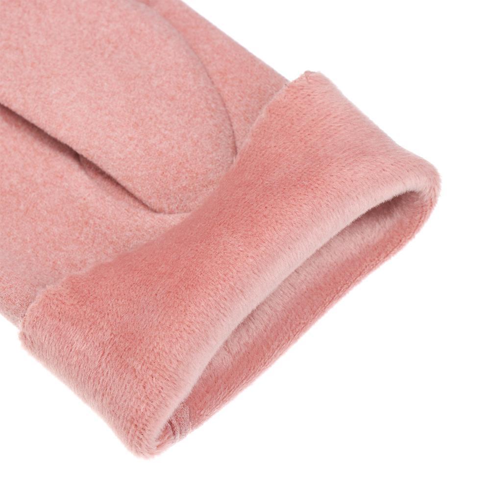 Găng Tay Chống Trượt Mềm Mại Giữ Ấm Mùa Đông Cho Nữ