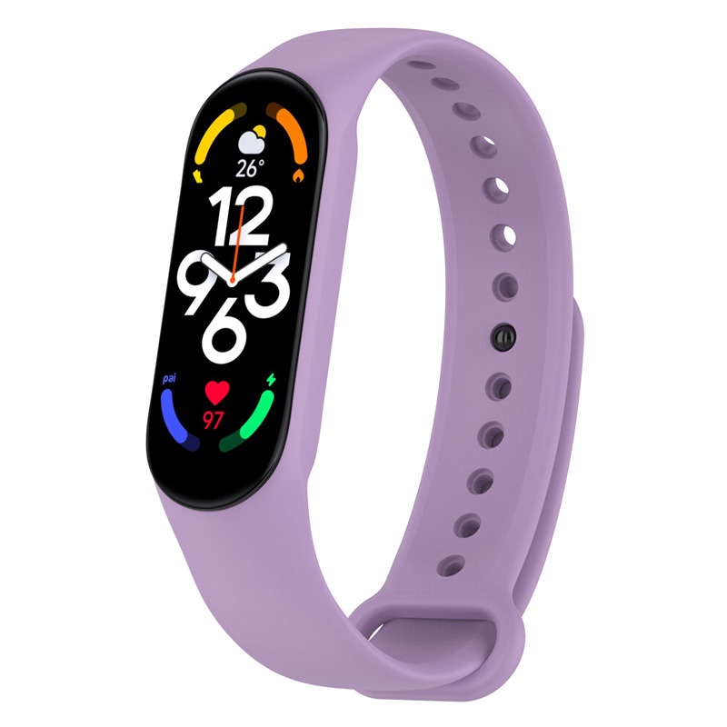 Dây Đeo Silicon Nhiều Màu Cho Đồng Hồ Thông Minh xiaomi Mi band 6 / Miband 5 / Mi band 4 / Miband 7 xiaomi Mi band 3