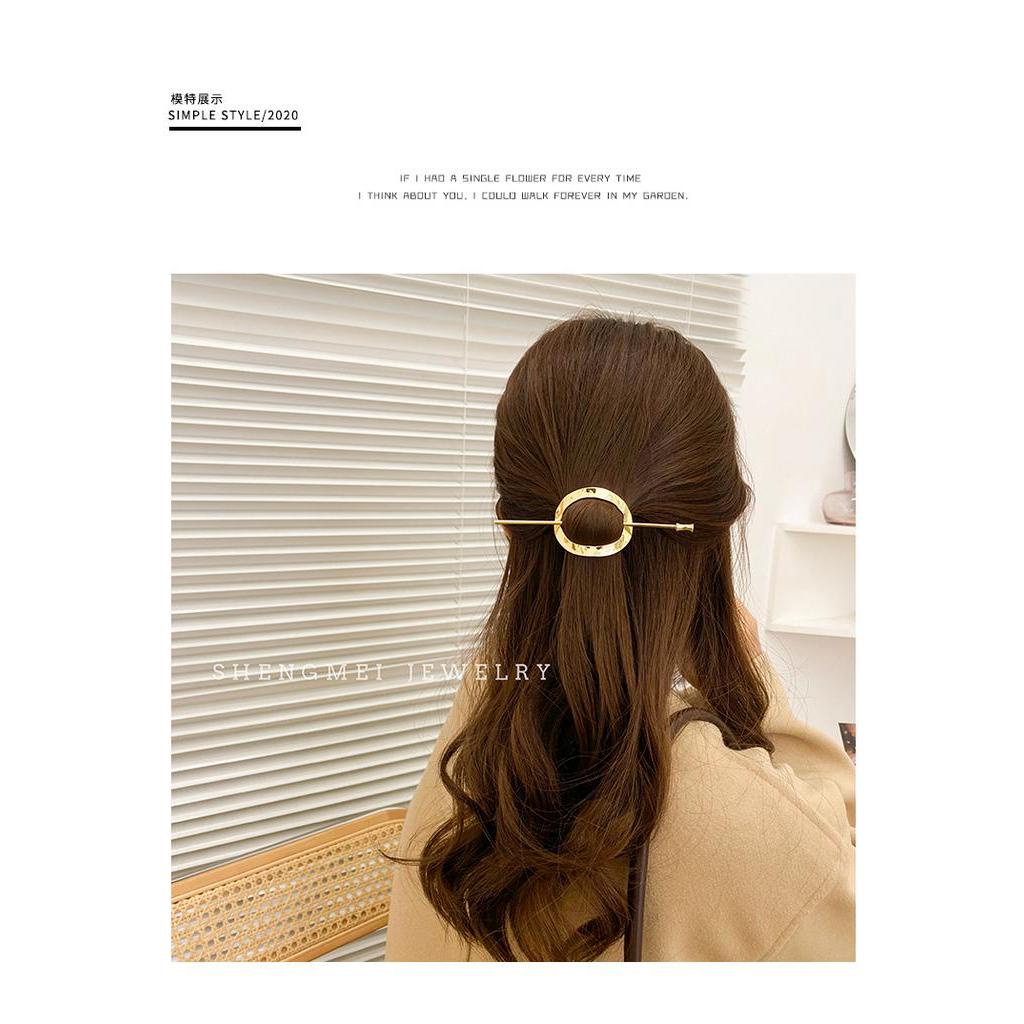Kẹp tóc kim loại phong cách retro trẻ trung thời trang cho nữ