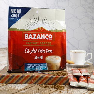 Cà Phê Hòa Tan Bazanco [Gói 360g] Cà Phê 3in1