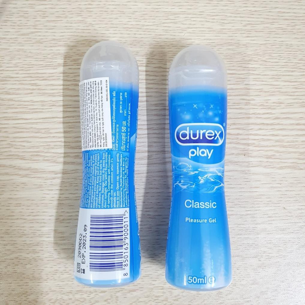 Gel bôi trơn DUREX PLAY CLASSIC [CHÍNH HÃNG 100%] chai 50ml