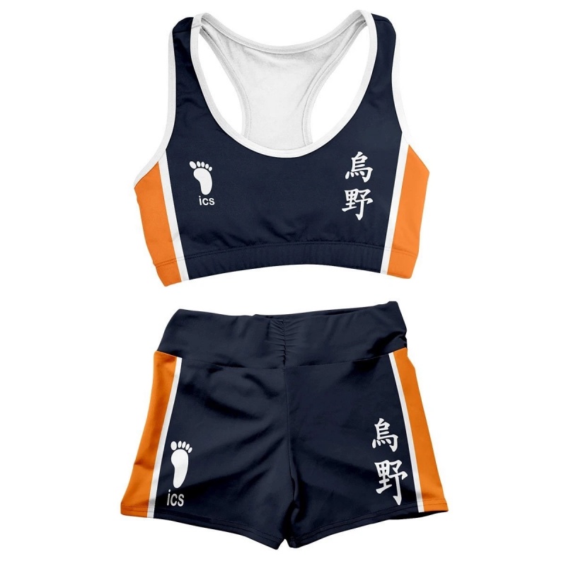 Bộ đồ bơi phong cách nhân vật hoạt hình Haikyuu Karasuno
