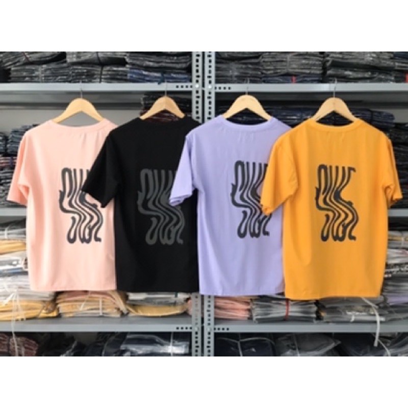 Áo Thun Unisex SWE LÀN SÓNG G495, Tay Lỡ Form Rộng