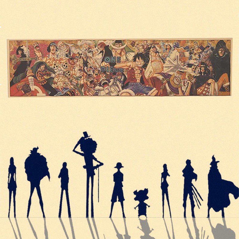Poster treo tường hình One Piece
