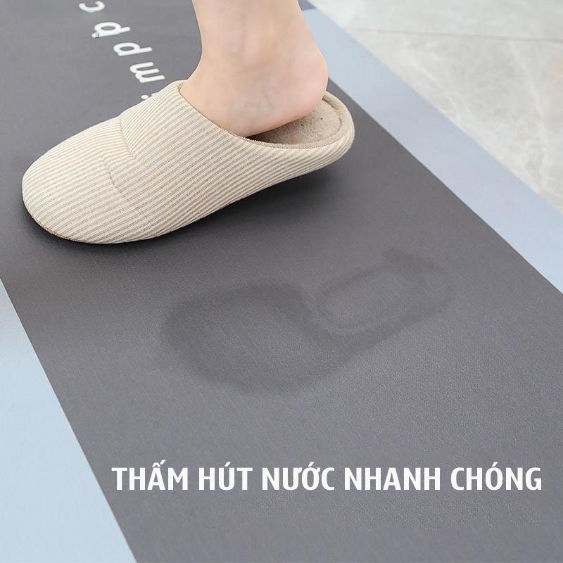 Thảm lau chân nhà bếp chống trượt TACHI STORE thảm chùi chân nhà bếp cao cấp sang trọng dễ dàng vệ sinh1