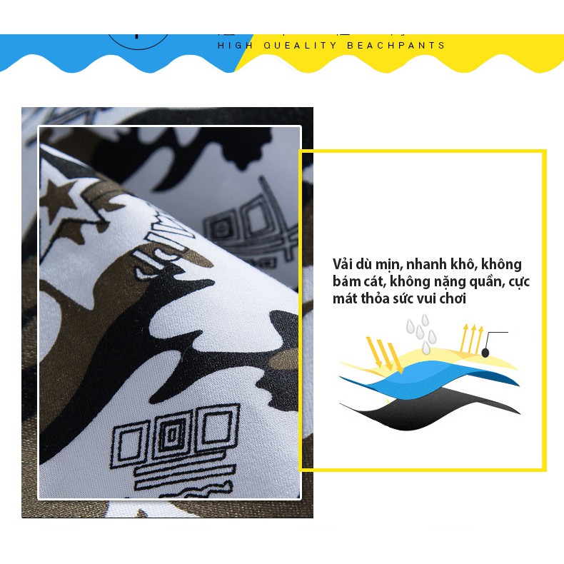 Quần Đi Biển Nam Nữ Chất Dù Siêu Đẹp Nhanh Khô Chống Bám Cát | BigBuy360 - bigbuy360.vn