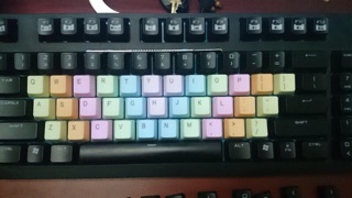Nút phím Keycap rainbow 37 pbt - ninja