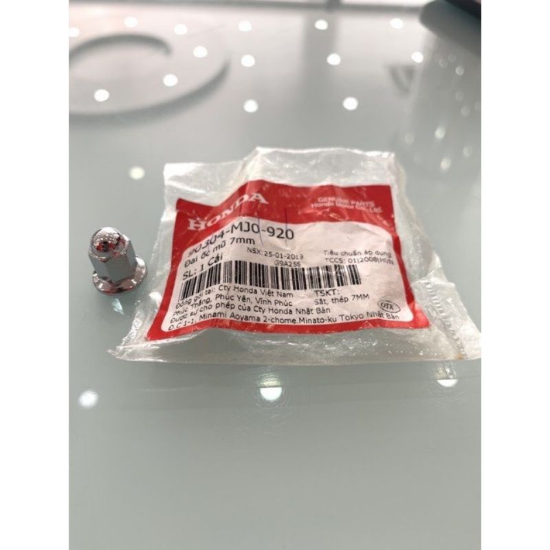 Ốc honda inox 7ly gắn nắp 4 lỗ đầu bò xe wave dream