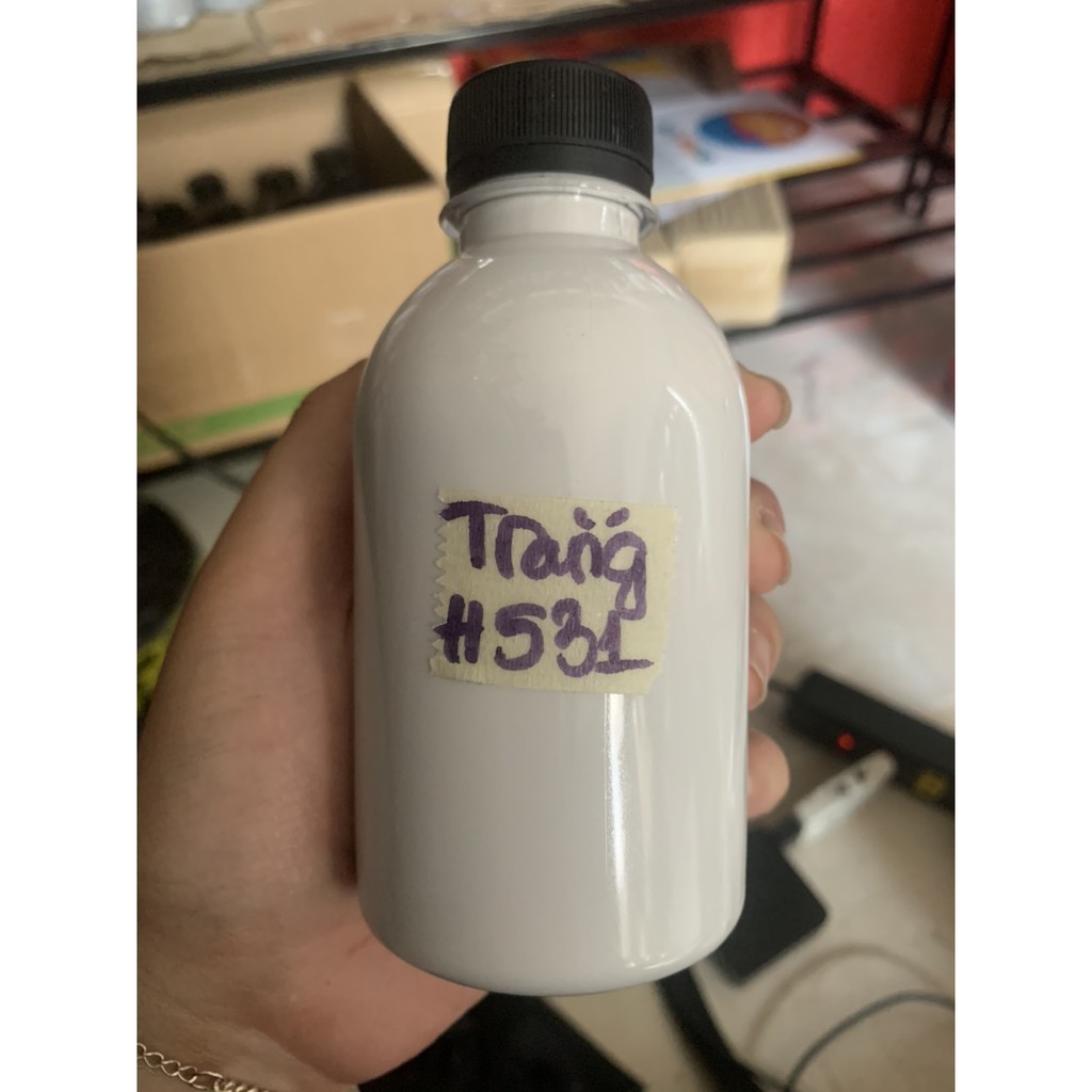 [Chai 250ml] Sơn dành cho ô-tô, xe máy màu Trắng - H531