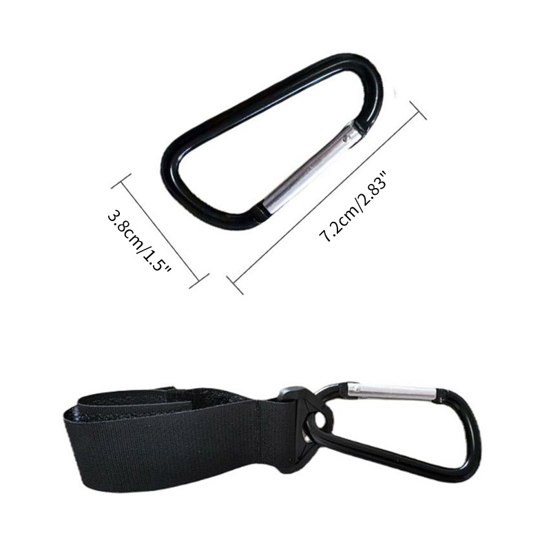 Set 2 Móc Treo Đồ Đa Năng Gắn Xe Đẩy Em Bé