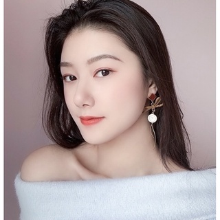 BÔNG TAI LỆCH THỜI TRANG CAO CẤP (Bạc S925 - Style Korea)