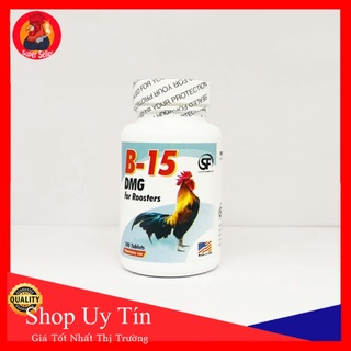 B15 dmg hộp 100 viên- dinh dưỡng nuôi gà khỏe-đá bo lớn