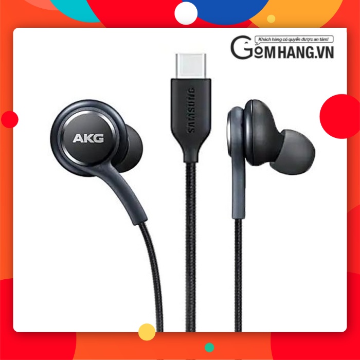 Tai nghe AKG Type-C Note 10/Note 10 PLUS/S20/PLUS/Ultra Đen/Trắng - Gomhang.vn