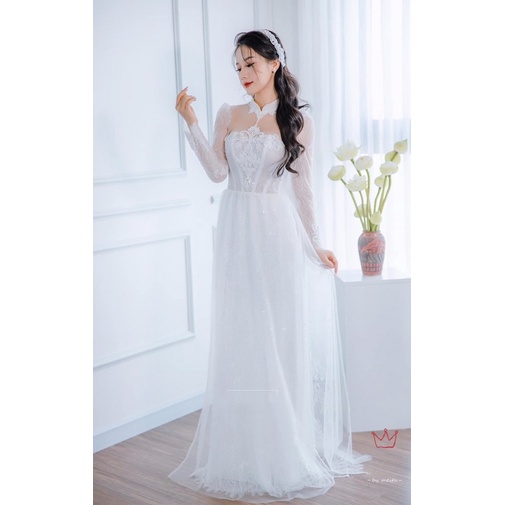 Áo dài tiệc hỏi cưới đẹp