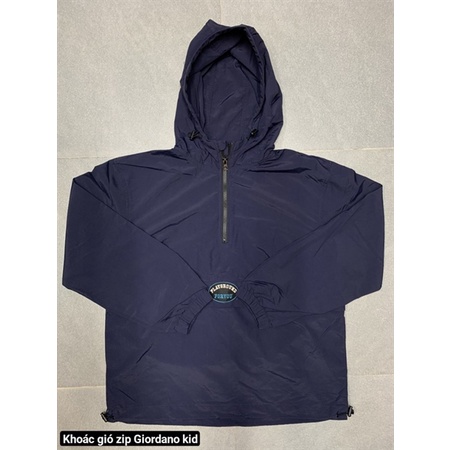 Khoác gió zip Giordano kid