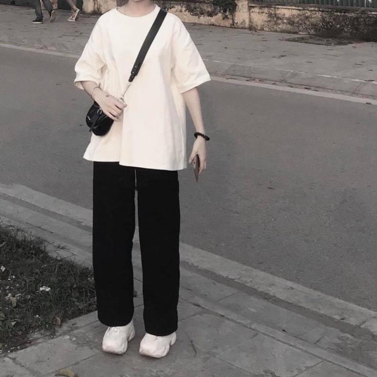 [NEW] Quần Kaki Nam Nữ Ống Rộng Dáng Ống Xuông Chất Liệu Dầy Dặn