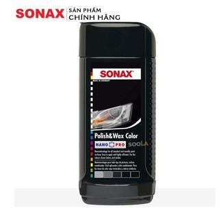 Đánh bóng sơn xe Sonax Polish & wax color NanoPro 250ML