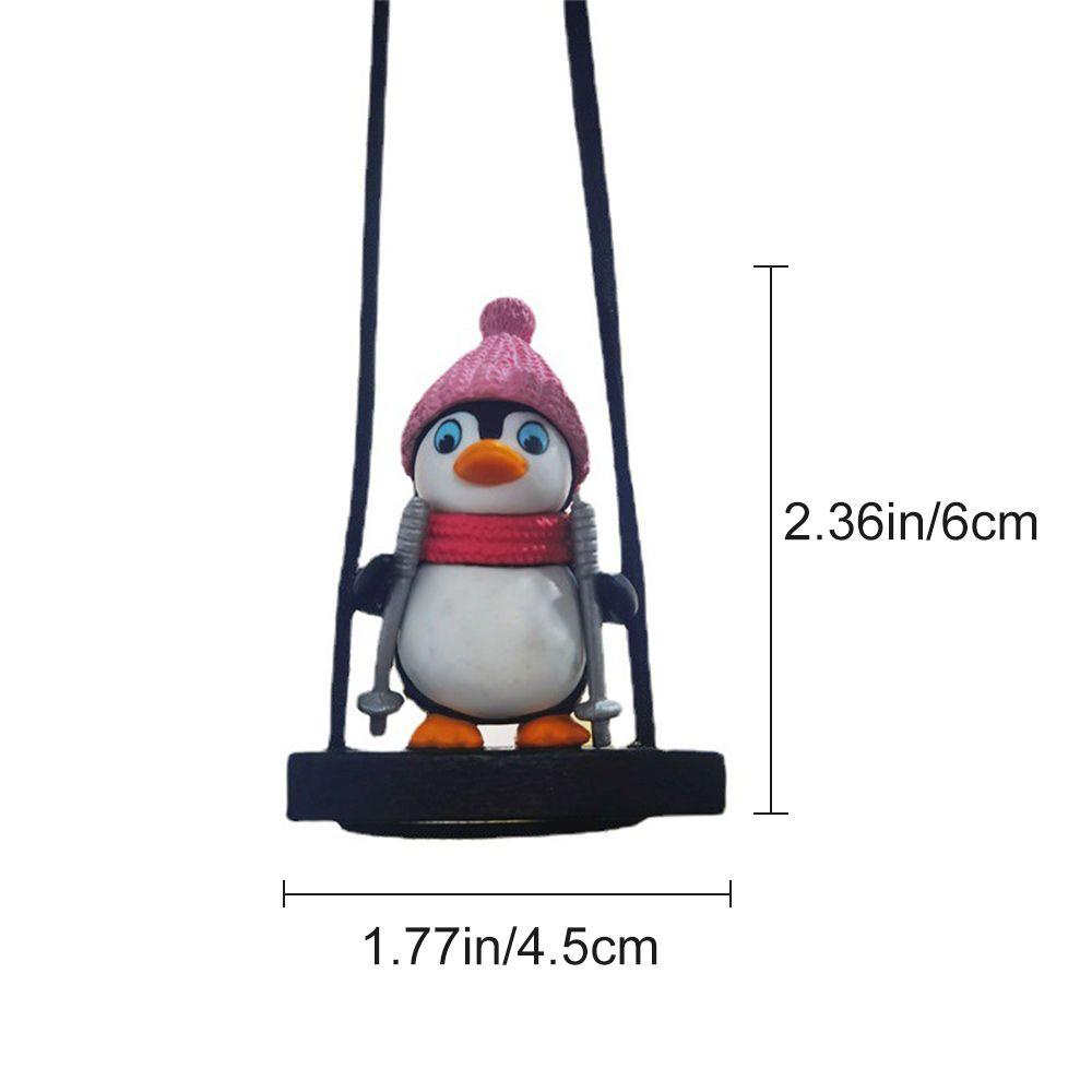 Búp Bê Chim Cánh Cụt Led Trang Trí Xe Hơi Mới