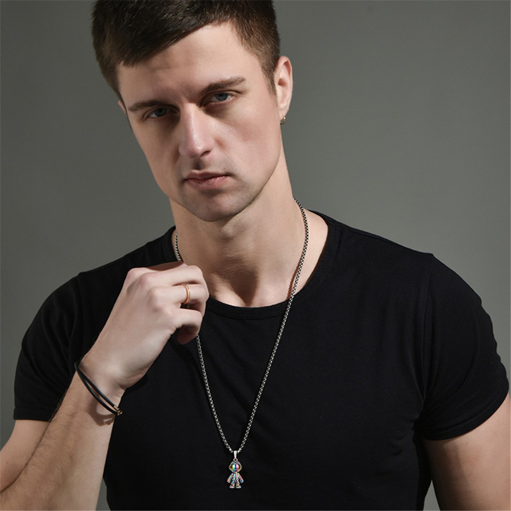 Vòng cổ Mặt Hình Phi Hành Gia Nhiều Màu Sắc