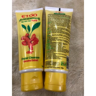 Sữa Rửa Mặt E100 Tinh Chất Nghệ 100G