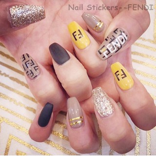 Yalayee [Nhãn dán móng tay] の Nhãn dán dính FENDI FENDI