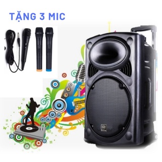 Loa kéo Bluetooth bass 30(3 Mic)