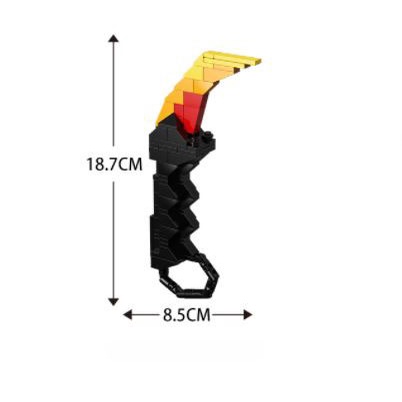 Đồ Chơi Lắp Ráp Mô Hình Dao Butterfly, M9 Bayonet, Karambit, Bouy Trong CSGO - Xếp Hình Phát Triển Trí Tuệ Cho Bé
