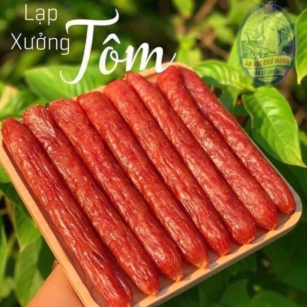 lạp xưởng tôm gói 500g