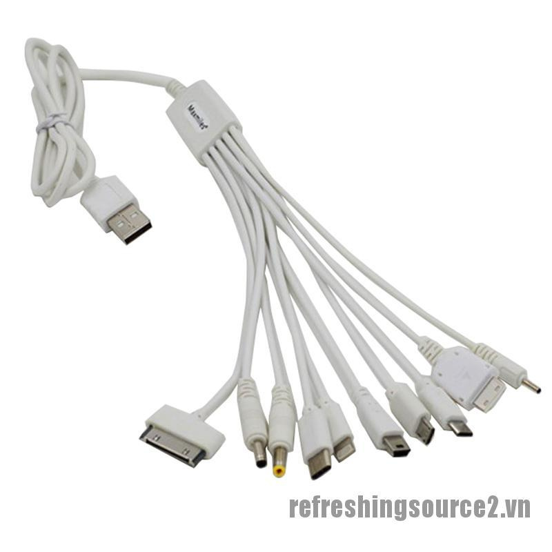 Cáp sạc USB đa năng 10 trong 1 chất lượng