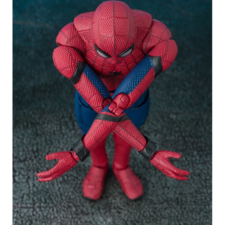 (Hết hàng) Mô Hình Khớp Phim Marvel Spiderman người nhện balo 15cm