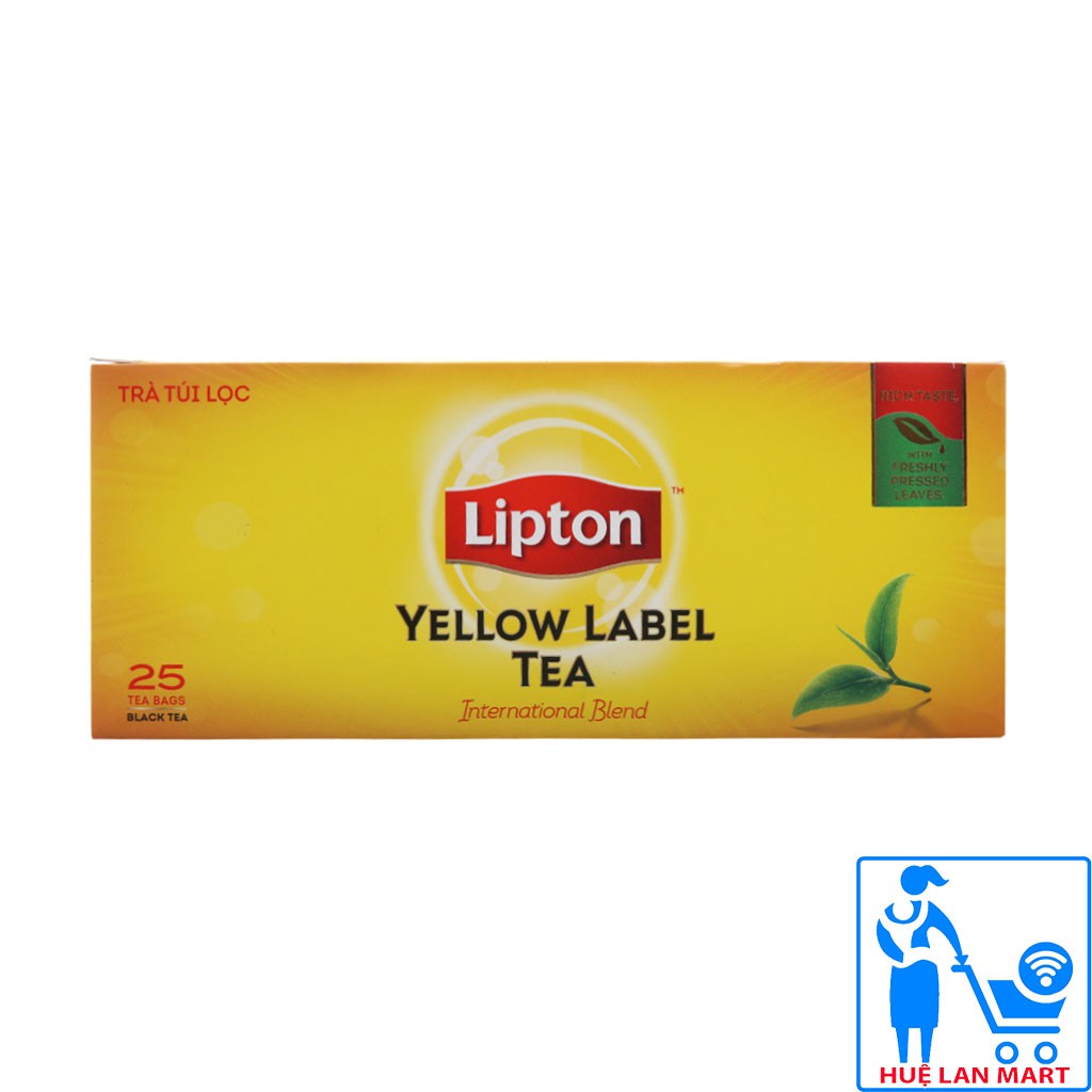 [CHÍNH HÃNG] Trà Túi Lọc Lipton Yellow Label Tea Hộp 50g (2g x 25 túi) | BigBuy360 - bigbuy360.vn