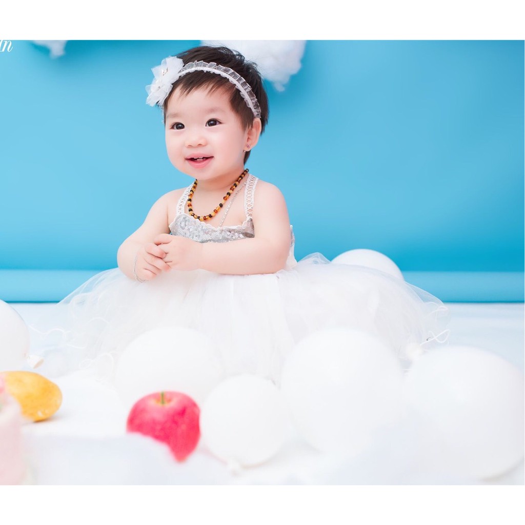 ✅[Có Giấy Kiểm Định] Vòng Hổ Phách Amber cho bé (3 tháng - 10 tuổi)