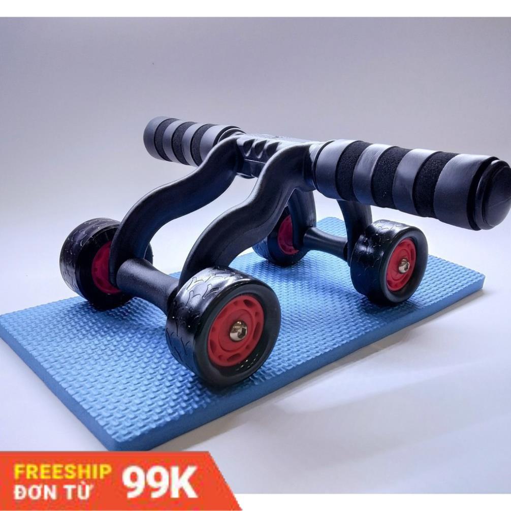 Con lăn gập bụng 4 bánh  cho gia đình tiện lợi, con lăn gập bụng tại nhà