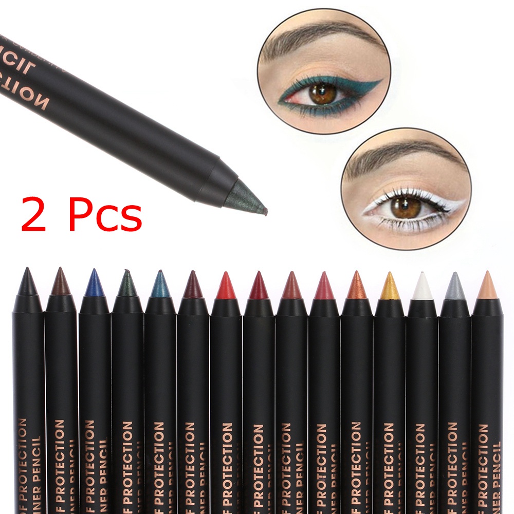 [Hàng mới về] Set 2 Chì Kẻ Mắt / Môi Kháng Nước Lâu Trôi Thời Trang