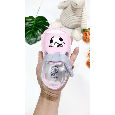 Dép xăng đan Dokma tập đi quai mềm đế êm chống trượt cho bé trai bé gái