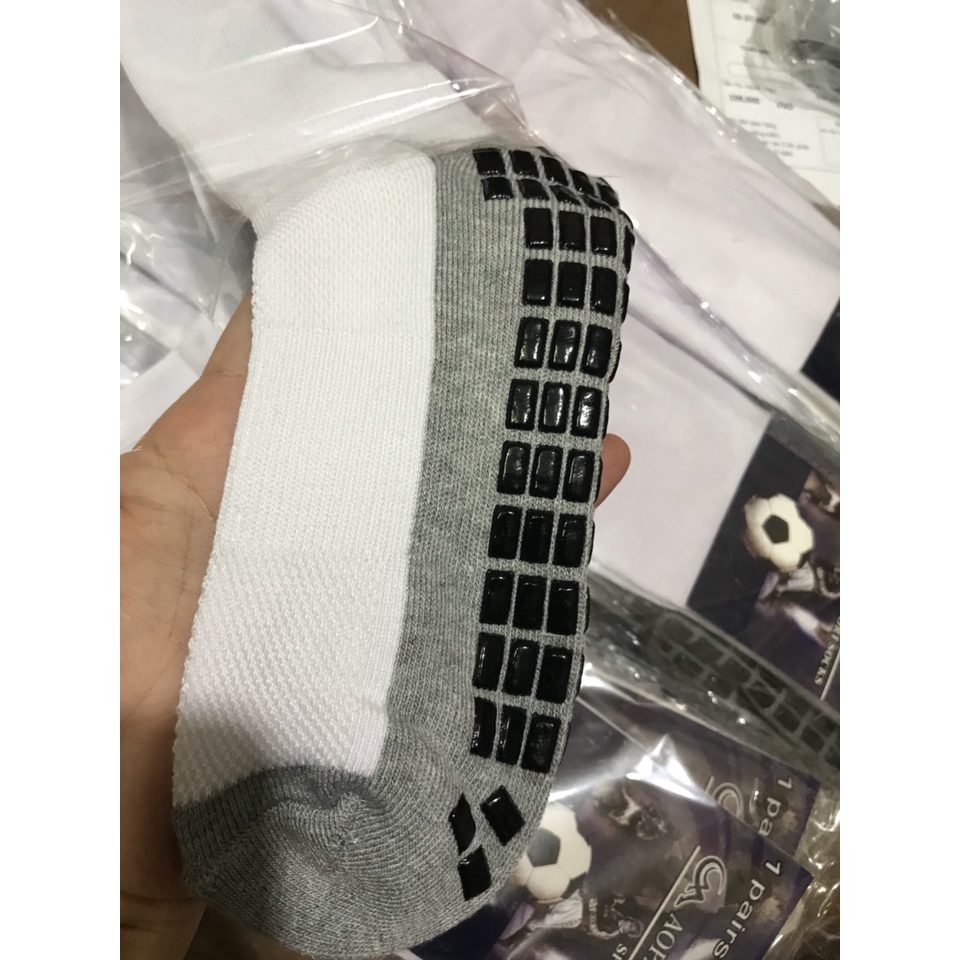 Combo 5 Đôi/1 Màu - Tất Đá Bóng Chống Trơn Trượt - Loại Dài Cao Cấp - Chất Lượng Tuyệt Vời